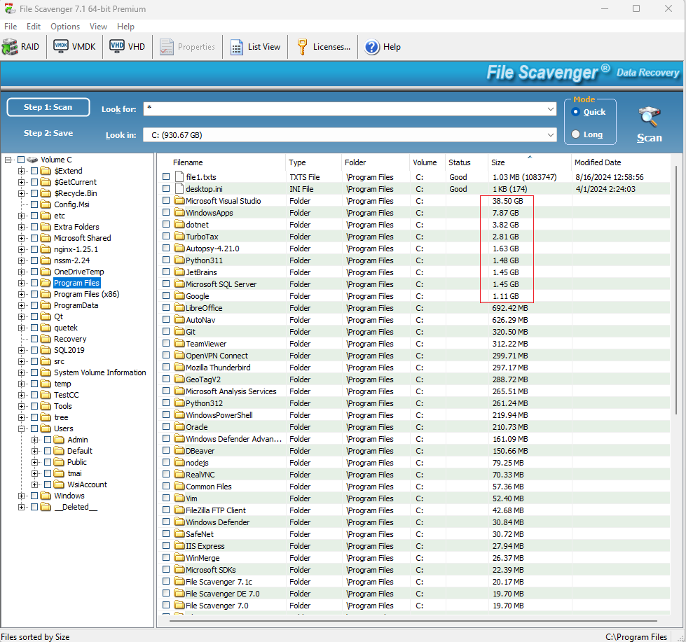 File Undeleted Software